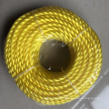 Yellow rope PP twisted 3 strands rope Polyethylene Twine Rope